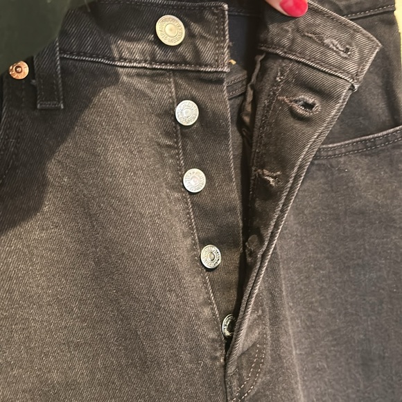 Levi’s Ribcage Jeans - Black (Size 30) - Picture 3 of 9